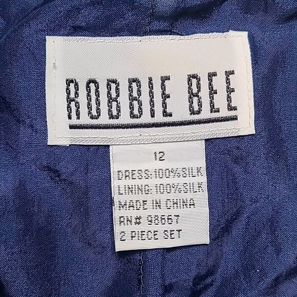 Vintage Robbie Bee silk dress set - Picture 5 of 7